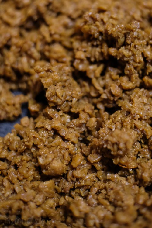 the best vegan taco meat made from TVP recipe