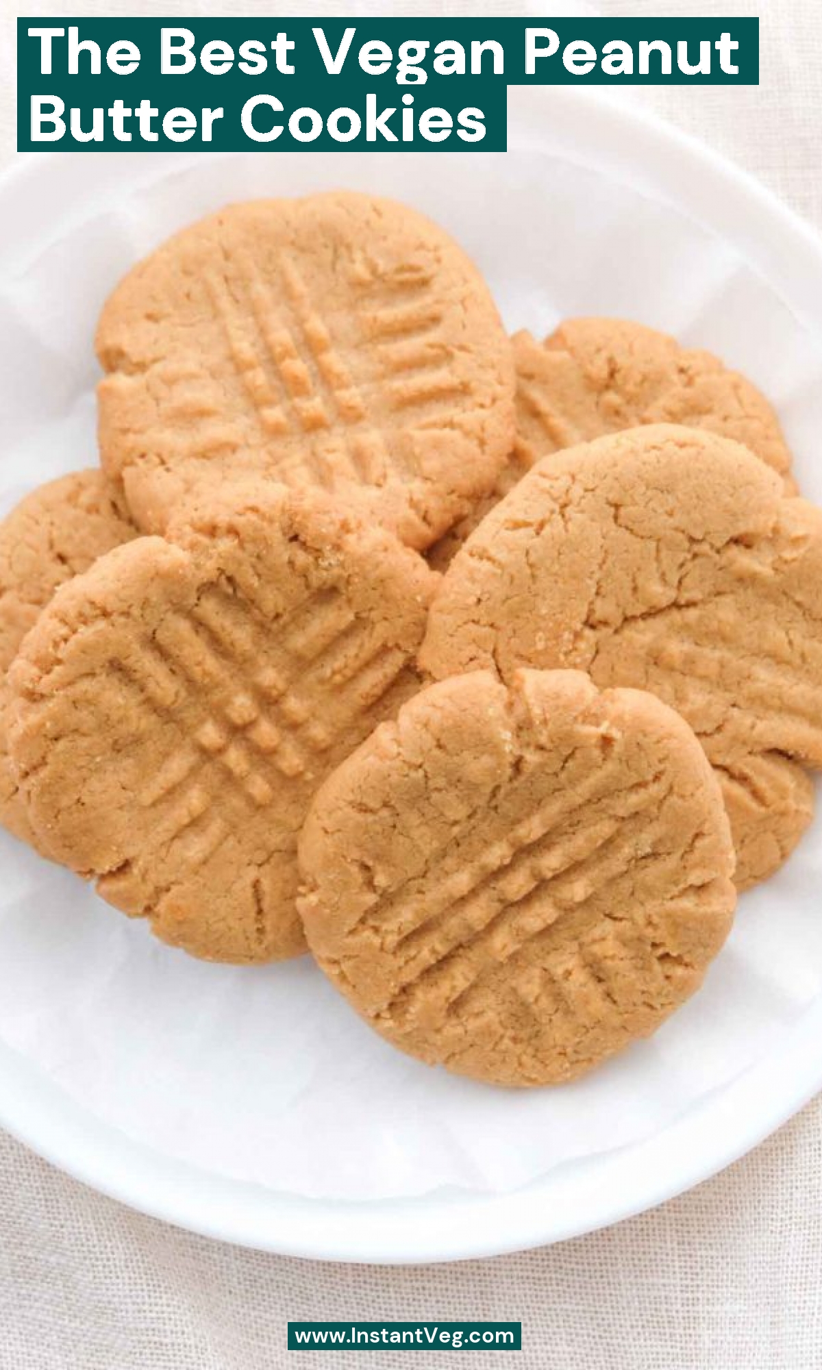 The Best Vegan Peanut Butter Cookies